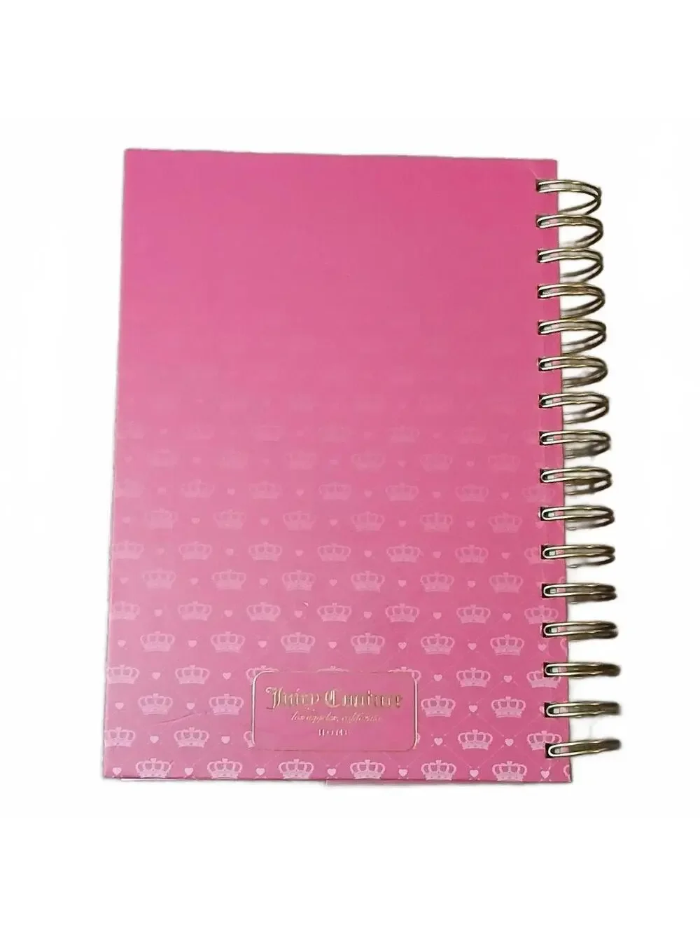 Juicy Couture Royalty Journal with Pom Pom Keychain 316 Pages NWT Pink Gold